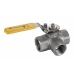 General Purpose Multi-Way Ball Valves,,K-301L,3 way Ball Valves, L-Port, Standard Bore, 1000 psi, Screwed End