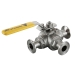 Sanitary Valves,3 piece,