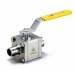 High Purity Tube Bore Forged Ball Valves ,3 piece,MD-955EB, BPE Dimension, 3 High Purity Ball Valves, Tube Bore, Tube End