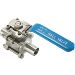 Sanitary Valves,3 pc,V-905EB 3 Sanitary Ball Valves, Tube End